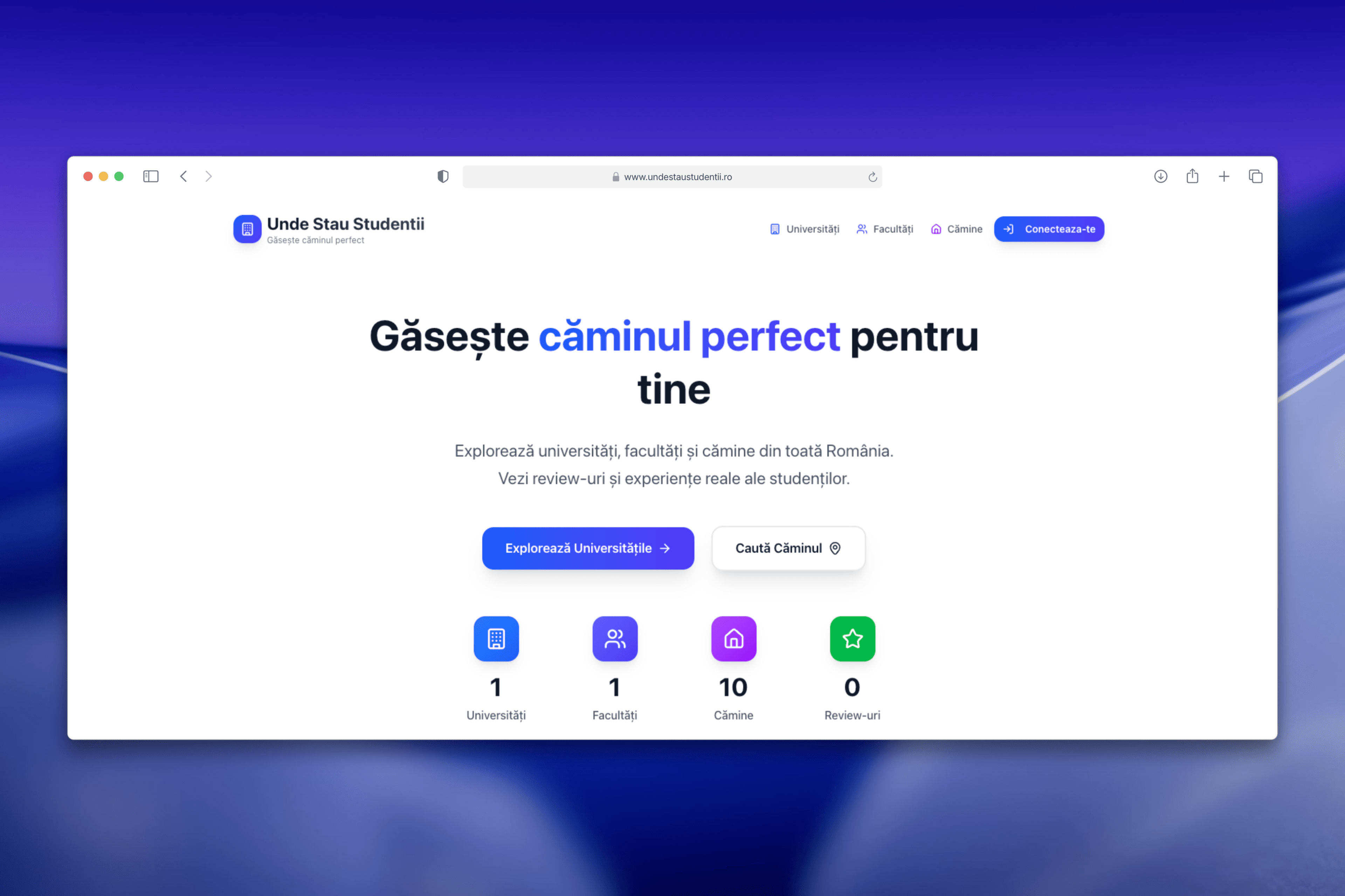 UndeStauStudentii screenshot